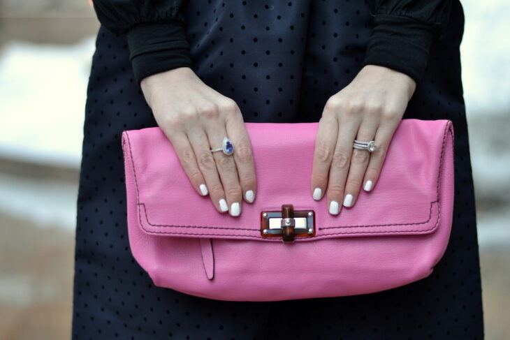 LANVIN PINK CLUTCH