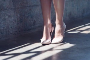 Prada nude pumps