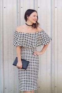 two ways to style an off shoulder dress