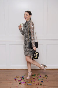Caroline shows what to wear for a New Year's Party