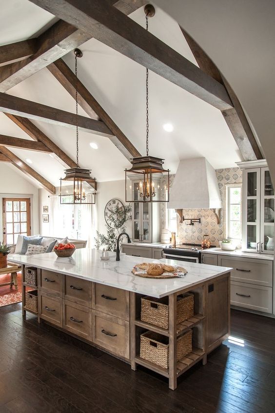 17 Ways How to Restyle Your Kitchen with Contemporary Farmhouse